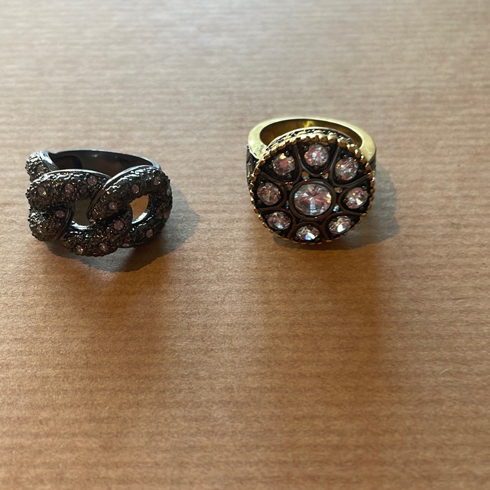 BCBG costume rings